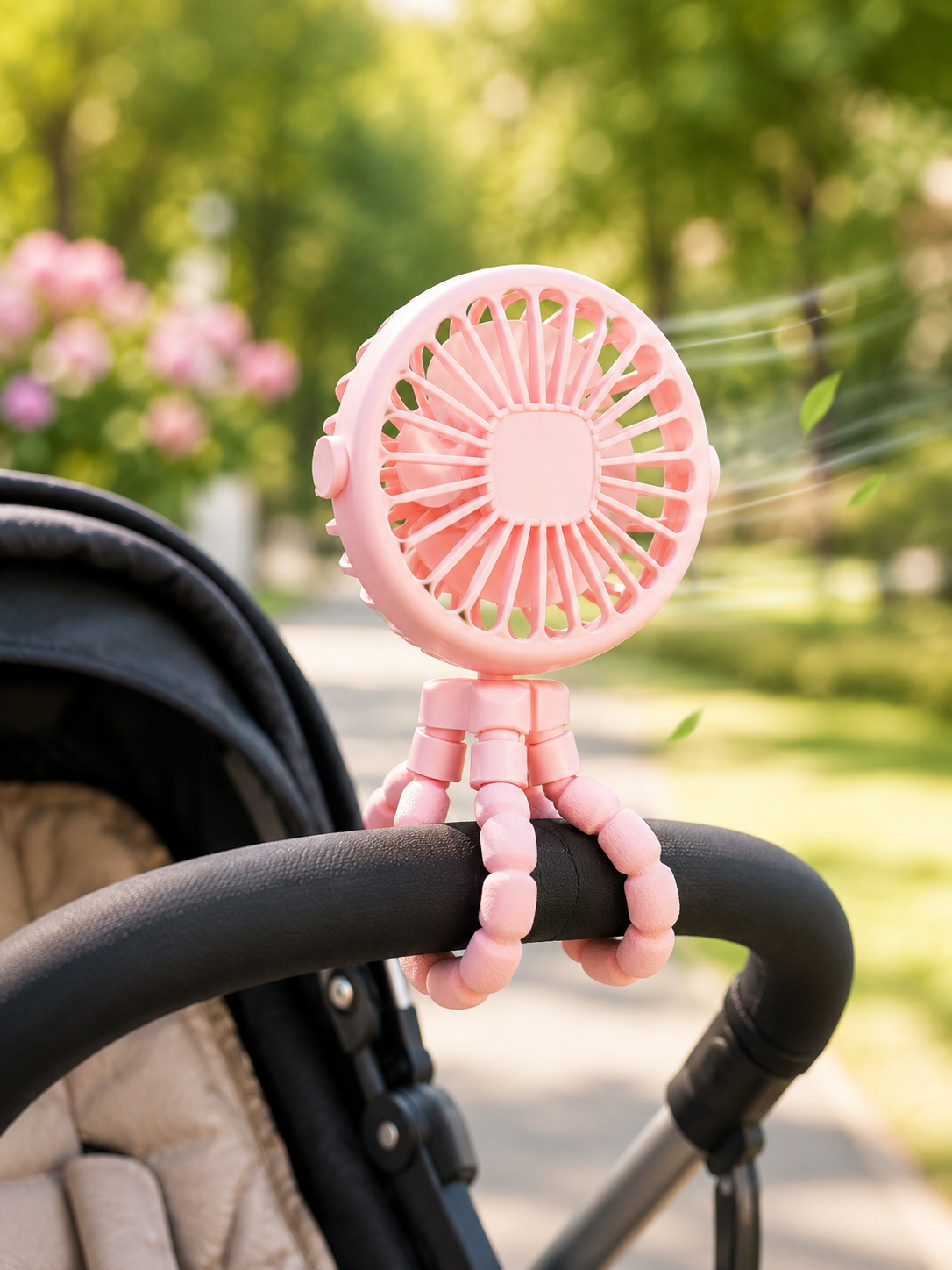 Ventilatore per Passeggino USB – Freschezza Sicura per il tuo Bebè 🌿